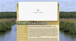 Desktop Screenshot of capefear-guide.com